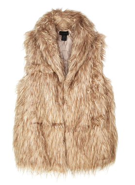 Steve Madden faux fur vest