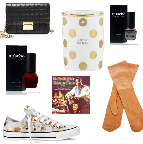 holiday gift guide, Converse, Kate Spade, Labour of Love, Mischo Beauty
