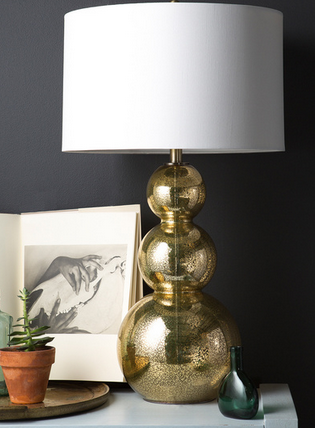 gold glass table lamp
