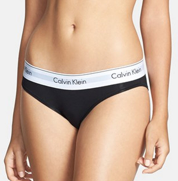 Calvin Klein underwear, panties, boy shorts
