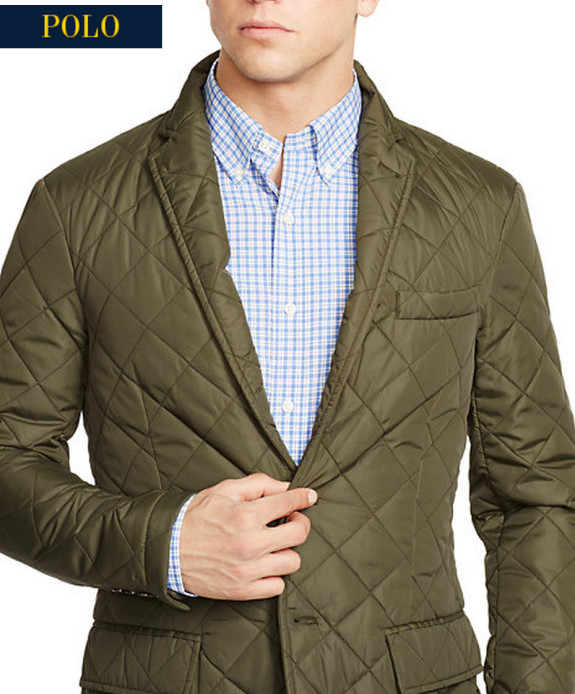 quilted sport coat men's outerwear