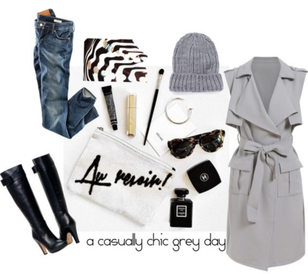 Ready for the Weekend: Casually Chic Grey Day