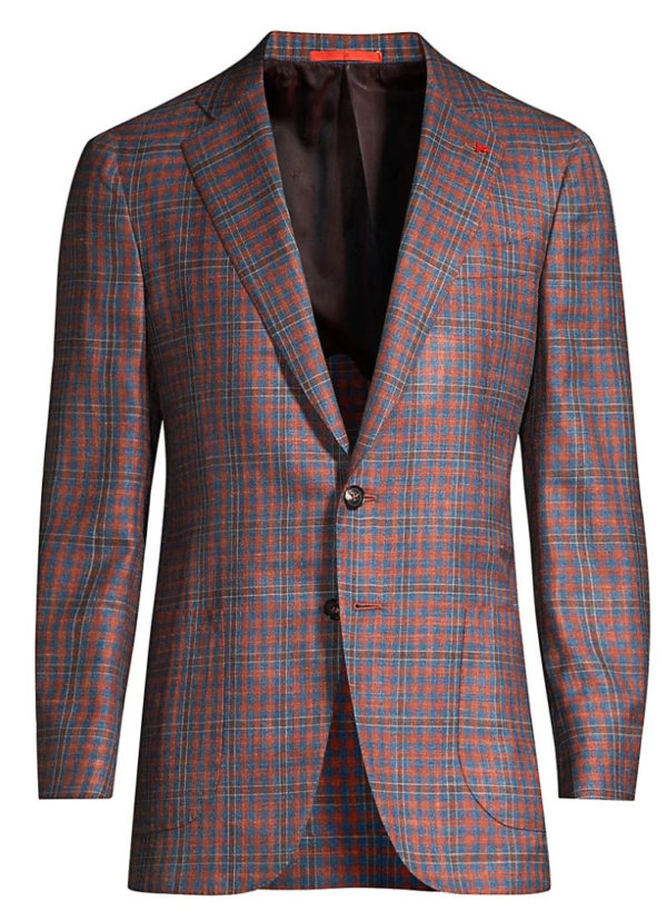 This men's Isaia blazer is the perfect upgrade from nice to dapper for any professional man