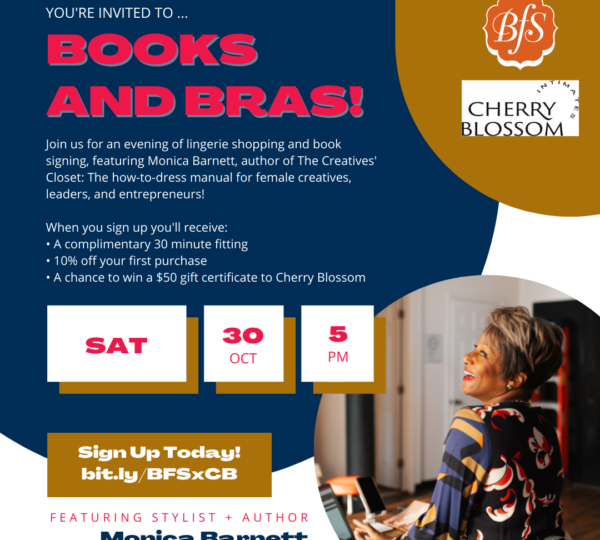 books & bras event