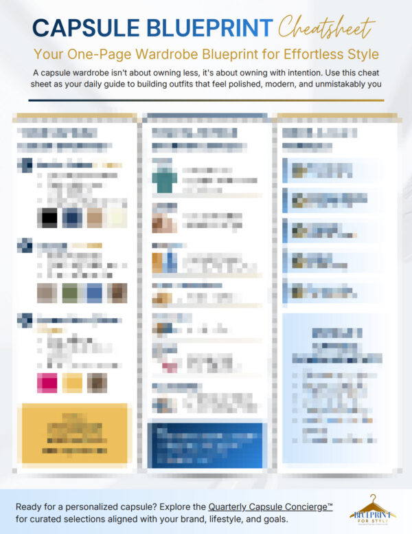 Capsule Blueprint Cheat Sheet